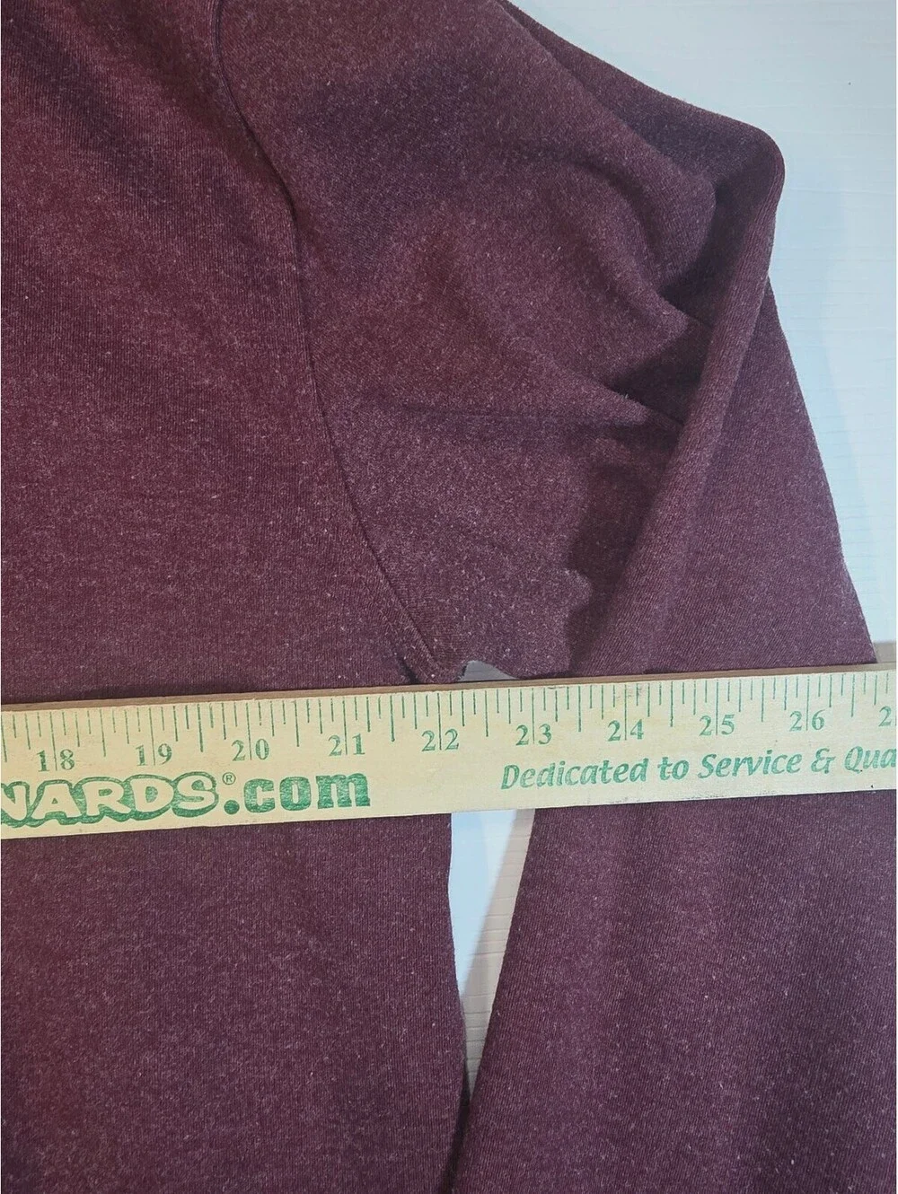 Orvis Mens Large Burgundy Maroon Long Sleeve Polo Shirt Cotton Made In Peru